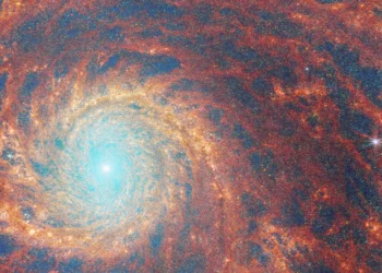 Fábricas de estrellas en la Galaxia del Remolino, la nueva foto del James Webb