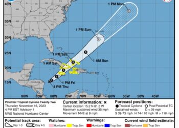COE eleva a 19 las demarcaciones en alerta por posibles efectos de potencial ciclón tropical